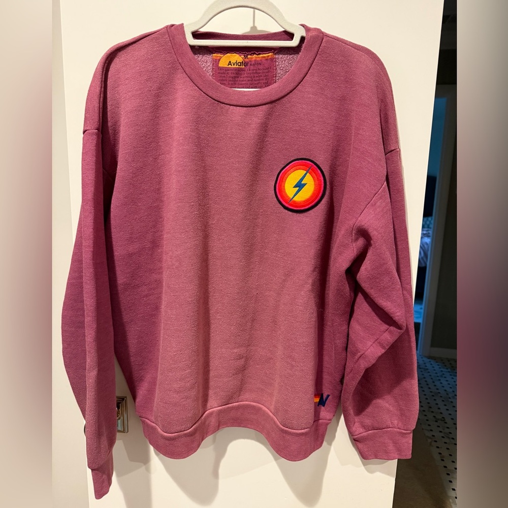 Aviator Nation Patch Sweatshirt- Sz Medium